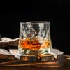 200ML Whiskey Glass Cup Novelty Rotatable Barware Old Fashioned Wine Glass Coffee Cup for Liquor Scotch Bourbon Bar Drinkware