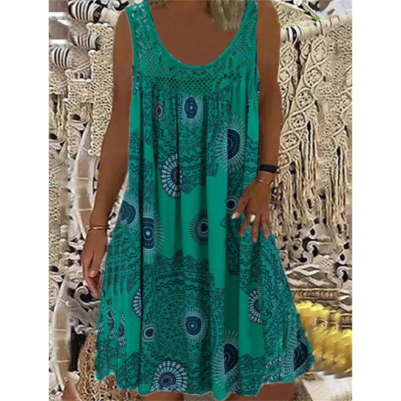 Sexy women's  sleeveless lace dress plus size loose swing camisole long skirt large