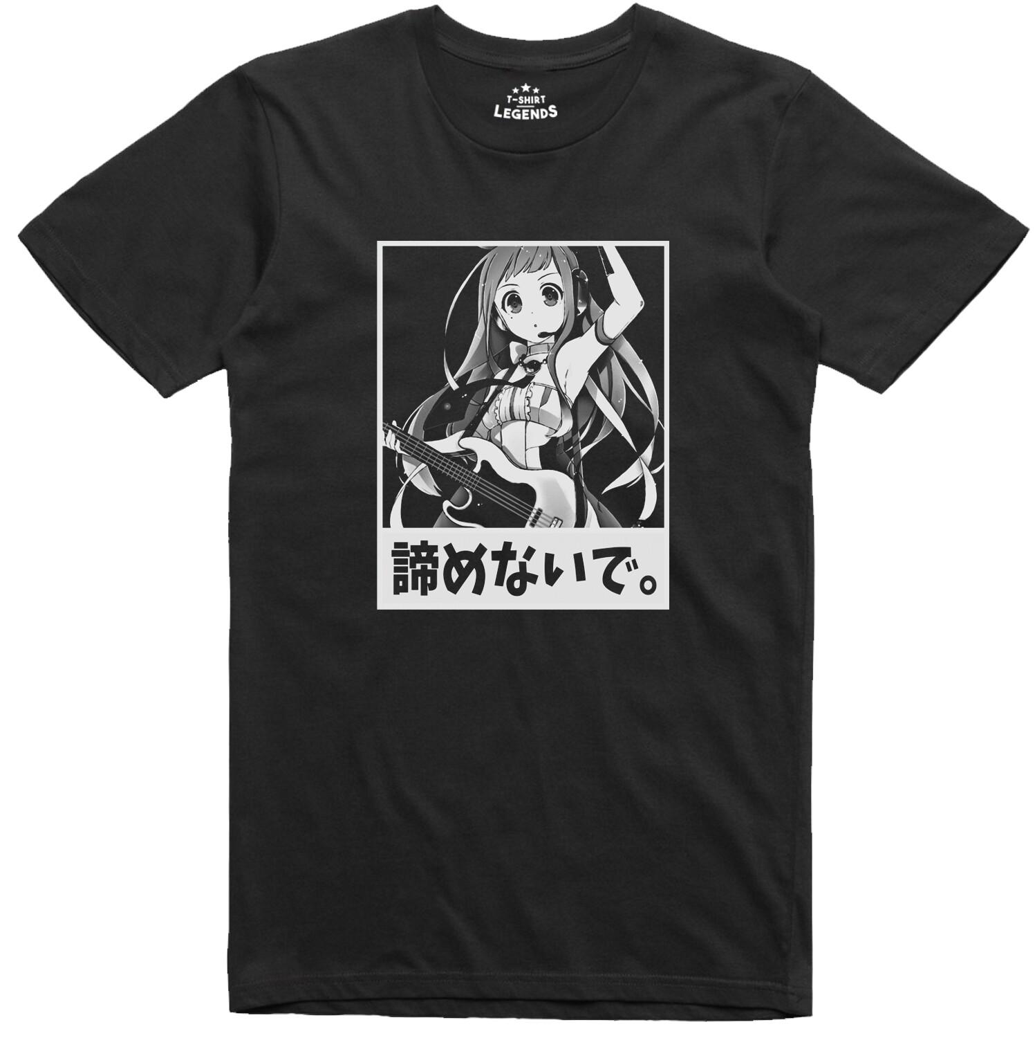 Men s Anime Manga Rock Chick Japanese Geek Regular Fit T-Shirt- S