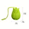 2pcs Owl Tea Bags, Silicone Tea Bags, Small Tea Brewer, Durable Tea Drainer for Home, Restaurant Use