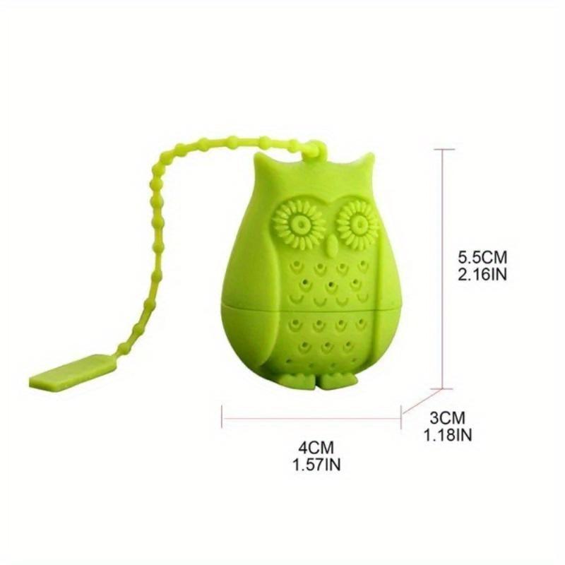 2pcs Owl Tea Bags, Silicone Tea Bags, Small Tea Brewer, Durable Tea Drainer for Home, Restaurant Use