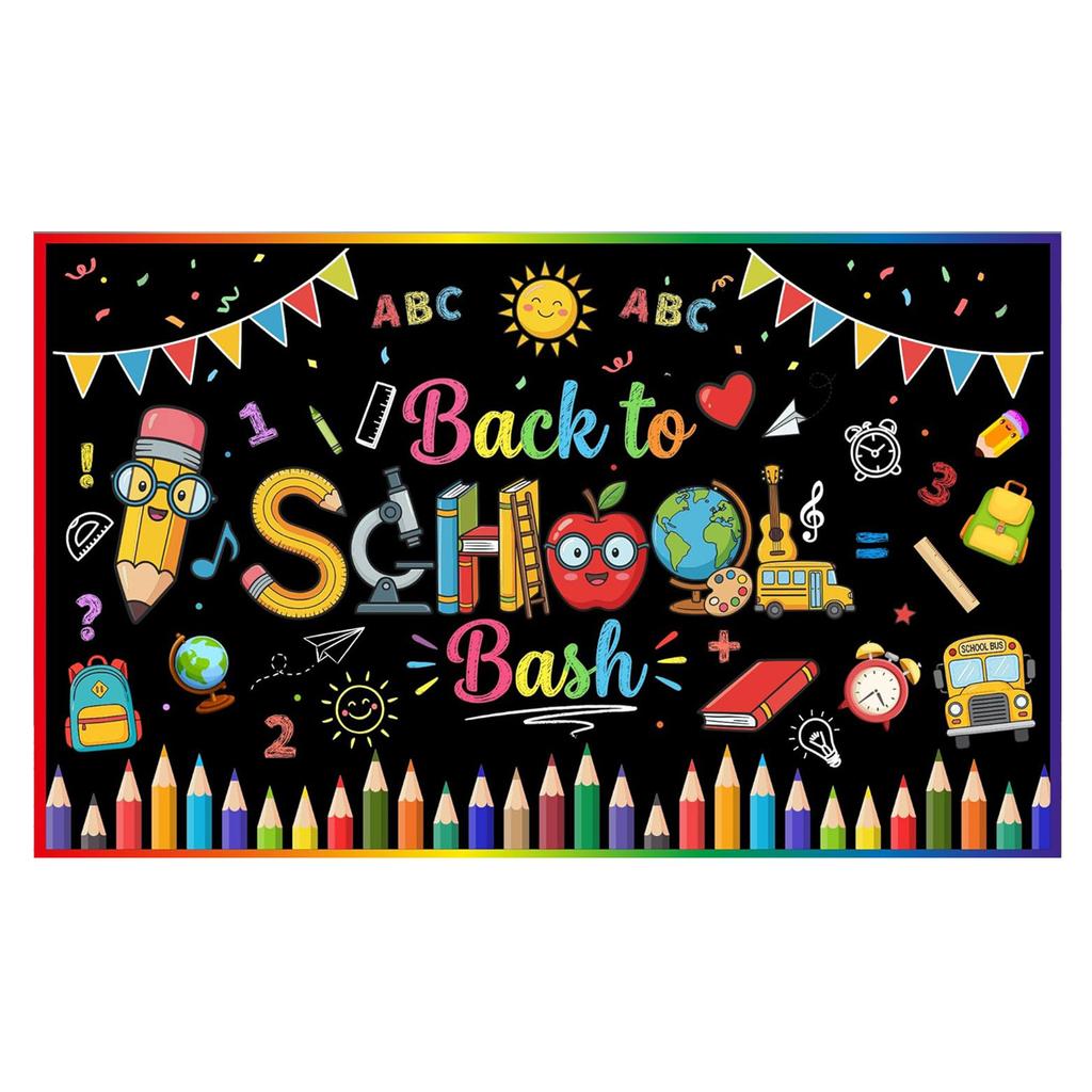 Back to School Photo Background for Decorations