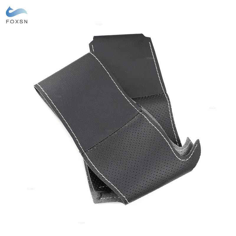Perforated Microfiber Leather Car Accessories Interior Steering Wheel Cover Trim with fittings For Volvo V40 XC60 S60 LV60 S80L