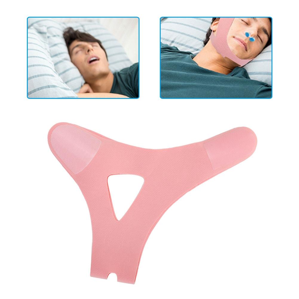 Anti Snoring Elastic Breathable Strap Band Adult Snore Face Correction Belt Health Care