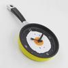 Funny Silent Kitchen Wall Clocks Creative Frying Pan Wall Watch With Egg Modern Digital Clock For Home Kitchen