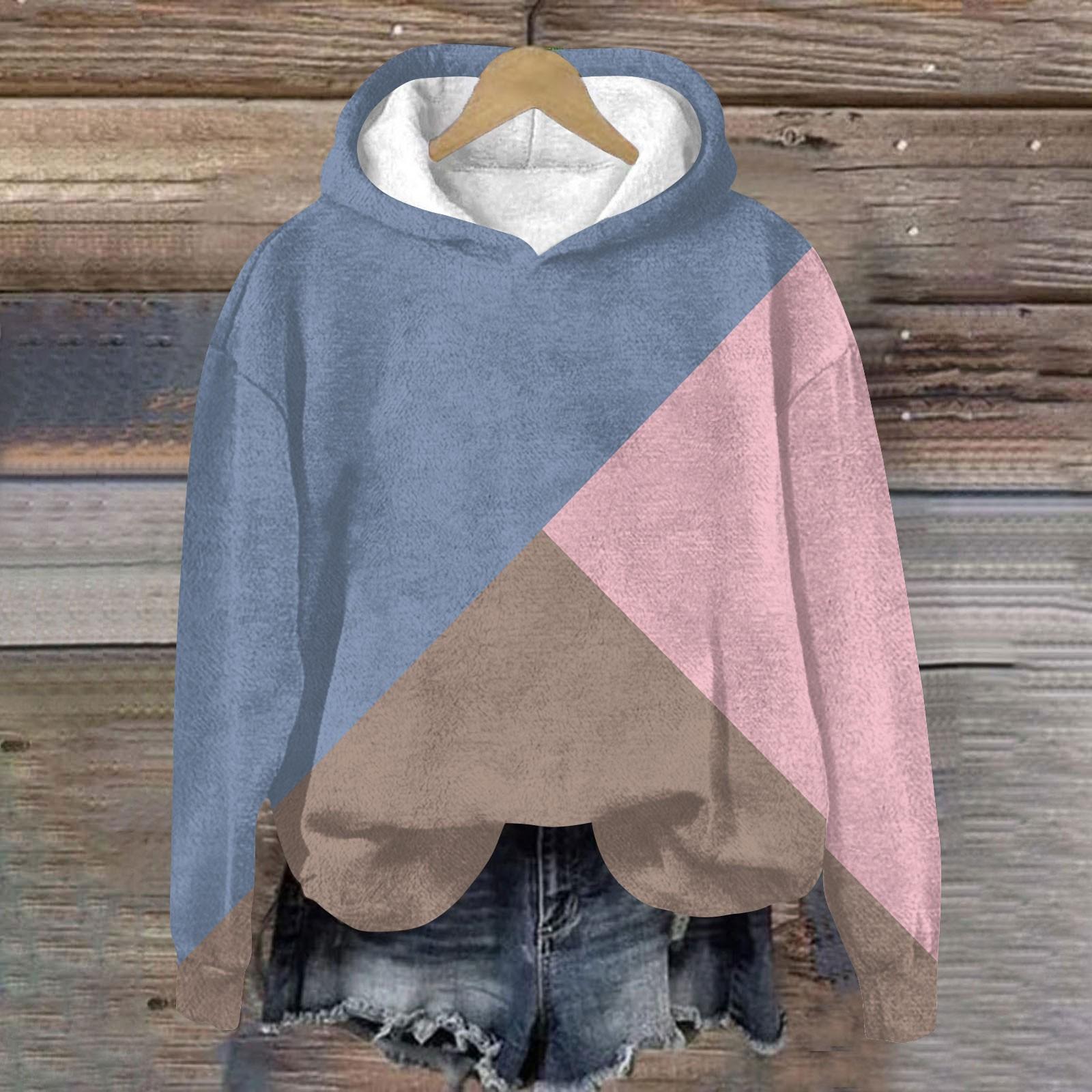 

Женская модная толстовка с капюшоном и заниженной линией плеч с длинным рукавом и рождественским принтом L