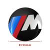 4ks 56mm Krytky středů kol pro auto, Krytky ráfků, Znaky, Samolepky pro BMW M E34 E36 E60 E90 E46 E39 E70 F10 F20 F30 Autodoplňky