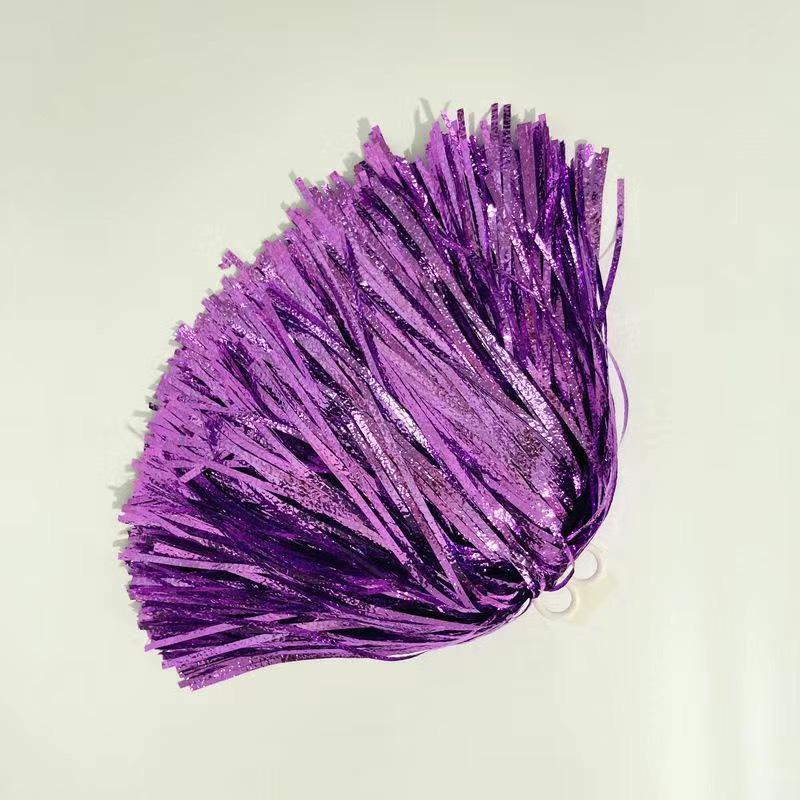 """6.1""" İnce Dişli Lazer Tarzı Ponponlar (Cheerleading & Cimnastik için) - Buzlu