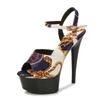 Women Fish Toe Platform Sandals with Thin Heels Fashion Flower Shoes Sandals