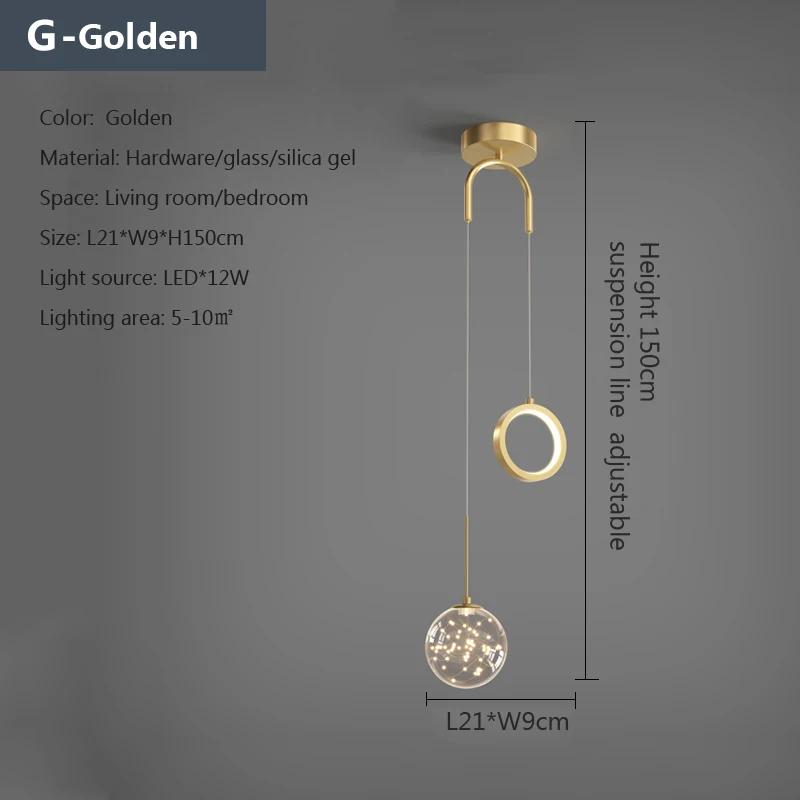 Modern Nordic LED Pendant Light Room Decor Starry Sky Romanti For Living Room Light Designer Decorative Bedroom Home Lighting