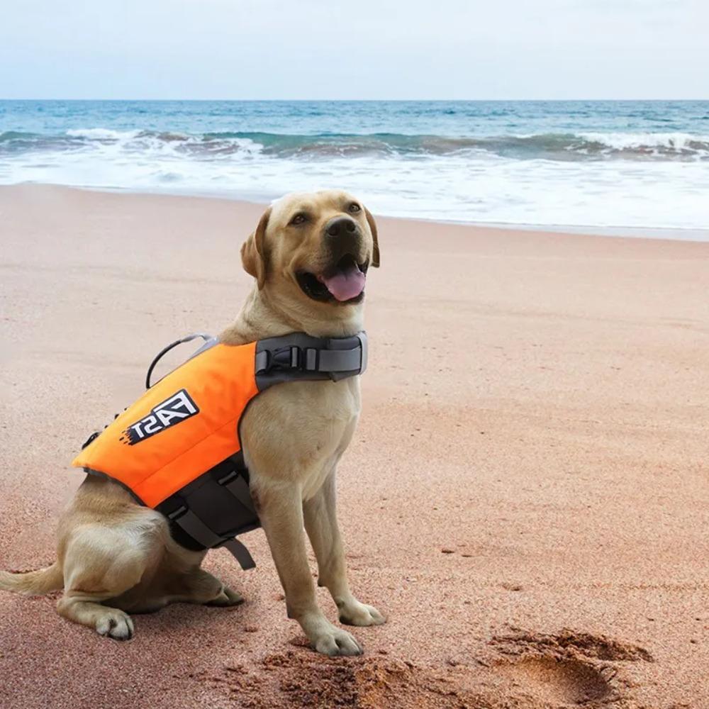 Reflective Dog Safety Vest Super Buoyancy Dog Life-Saving Clothes Pet Clothes  Summer Pool