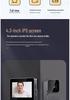 Smart Video Doorbell with Camera, Remote Monitoring, and Display Screen