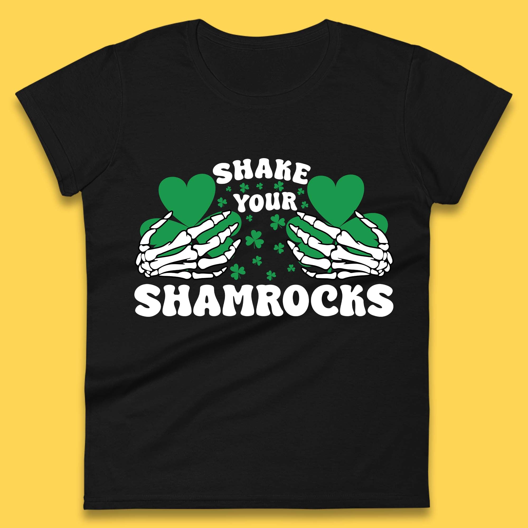 Shake Your Shamrocks St Patty s Day Womens T-Shirt Mens Tops Tees Unisex 3XL