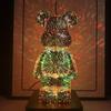 Luminous Birthday Gift Night Light for Girls and Women - Fireworks Bear Ornament