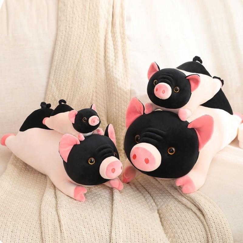 Adorable Cartoon Animal Plush Pig Pillow Soft Toy Perfect For Kids Birthday Gift
