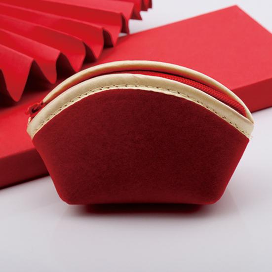 Jewelry Storage Bag Red Velvet Household Supplies Washable Ear Studs Necklace Ring Travel Bag Pretty Storage Washable