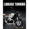 1/9 BMW R NINE T Alloy Cruise Sports Motorcycle Model Diecast Metal Toy Classic Street Racing Motorcycle Model Sound Light Kids Gift