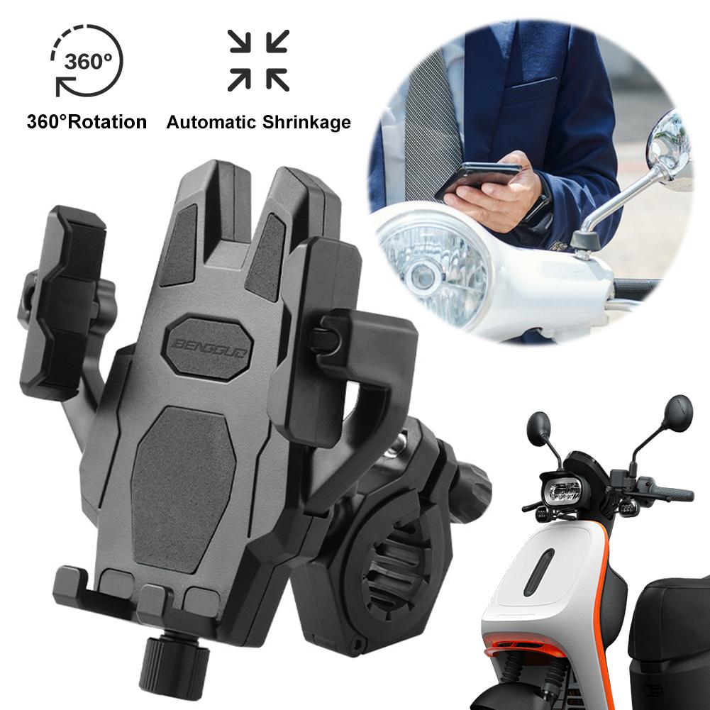 Bicycle Cell Phone Mount Anti-Shake Mobile Phone Holder Motorcycle Phone Mount for Motorcycle Scooter Bike Cell Phone Bracket