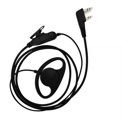 Langstrecken-Funkgerät Bequemes Headset-Mikrofon Kabelgebundene Musik-Ohrhörer Kopfhörer für BF888S UV5R Retevis H777 Ansoko