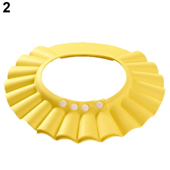 Adjustable Baby Kids Children Shampoo Shield Bathing Shower Wash Hair Cap Hat
