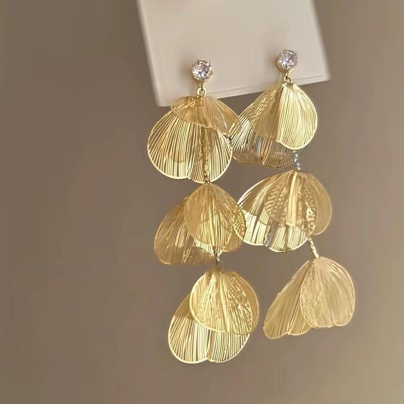 

Серьги-кисточки «Серебряная игла» - Модные длинные висячие серьги в изысканном стиле