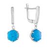 Orecchini in argento con opale 2,25 ct (2028659)