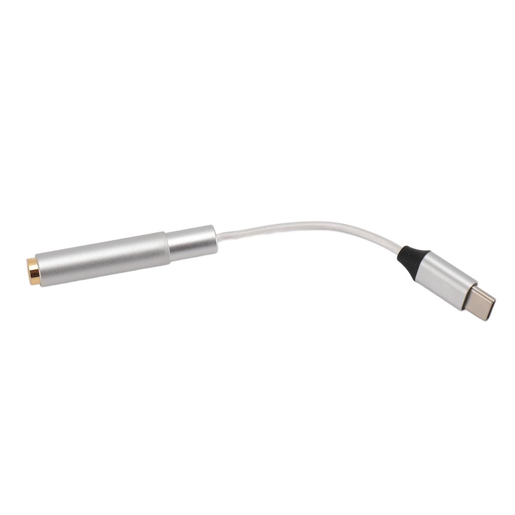 USB C to AUX Headphone Jack Adapter Support 32bits 384kHz PCM USB Type C to 2.5mm 3.5mm 4.4mm Headphone Jack Adapter