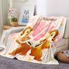 Coperta personalizzata con nome 'n' Dale Adventure per Divano e Letto, Coperta Peluche Accogliente e Morbida Super Morbida e Calda per Autunno e Inverno. 0908425
