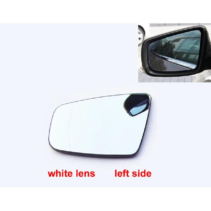 For Buick Lacrosse 2009 - 2015 Car Accessories Side Rearview Mirrors Lenses Rear View Mirror White Blue Glass Lens with Heating