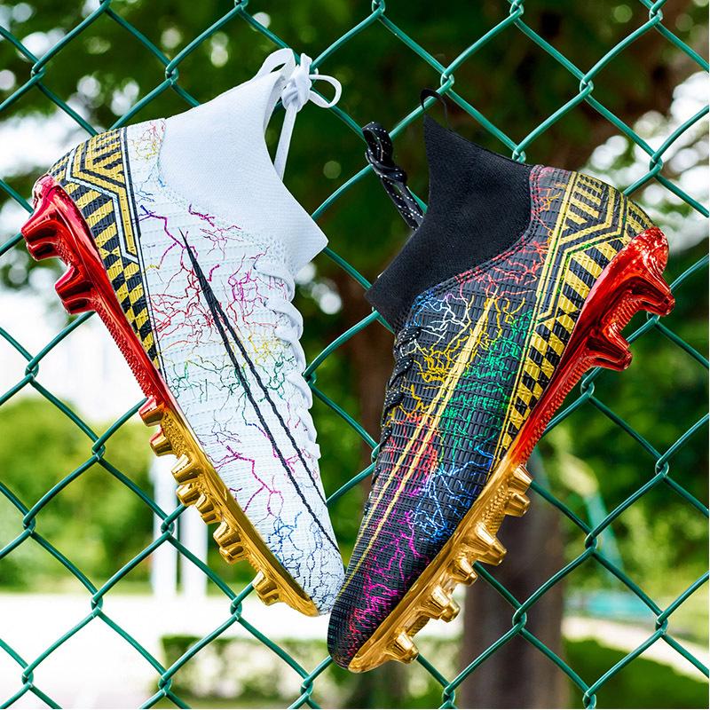 

New high-end spike football shoes high-top men s and women s sports shoes student campus training shoes club 46