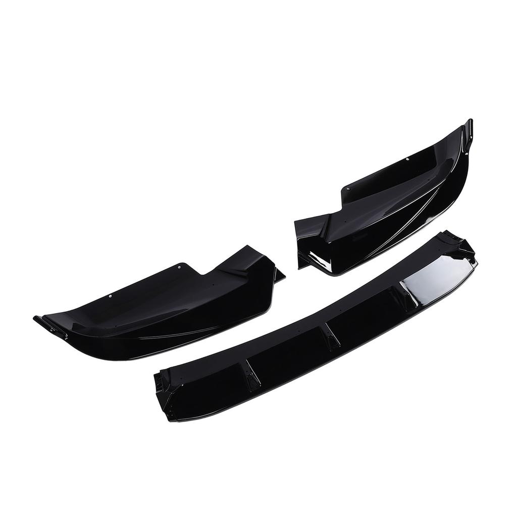 Front Bumper Lip Spoiler 3 Parts Sporty Racing Look Front Bumper Lip Splitter Body Kit for X6 F16 M 