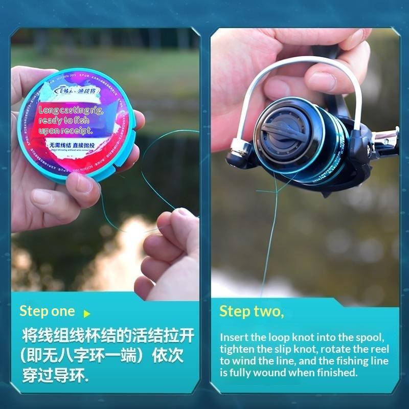 Ready To Use Automatic Bobber Fishing Line Set Smooth Retrieva Easy Casting Automatic Slip Bobber Day And Night Dual-Purpose