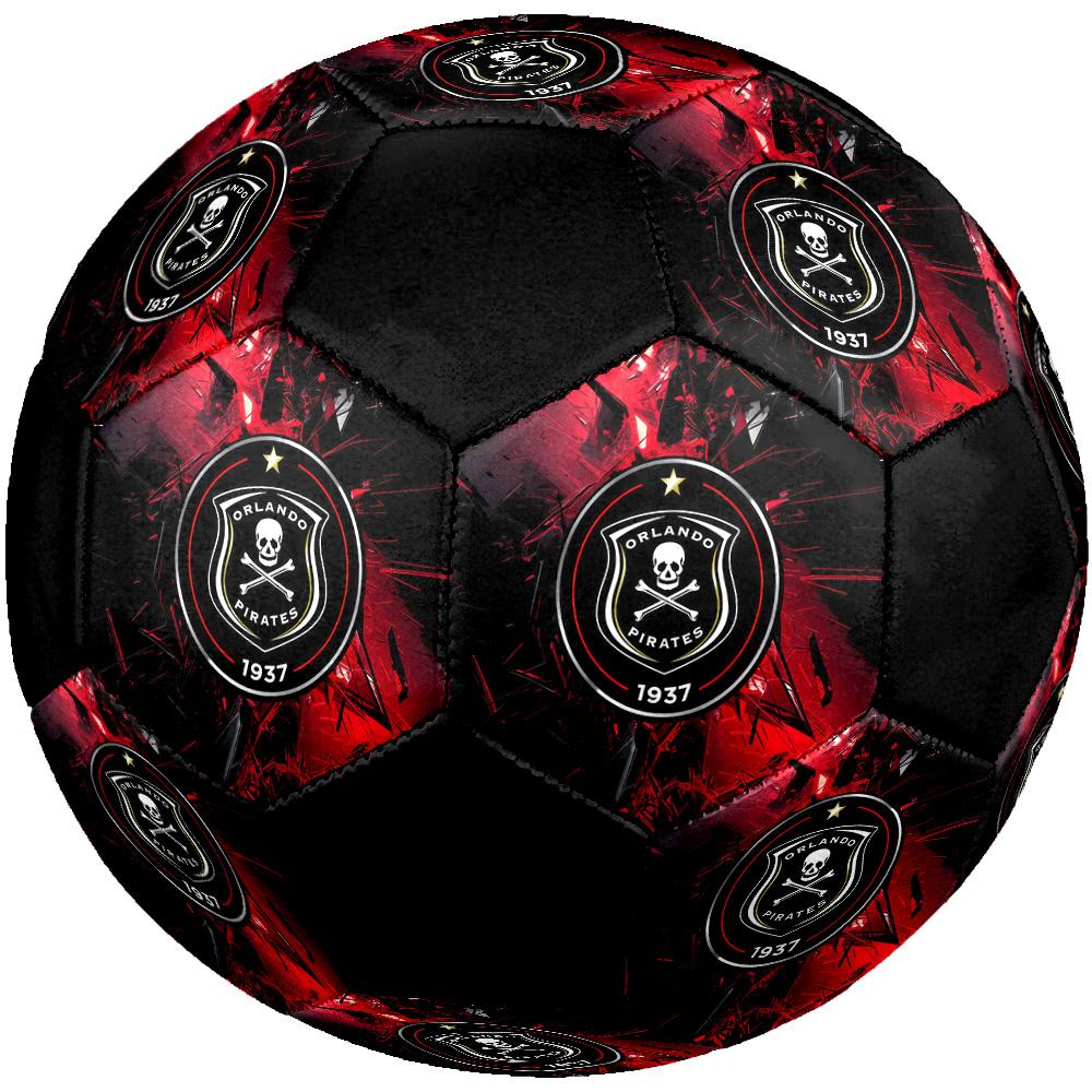 Orlando Pirates Soccer Ball Colorful All Ages Machine Stitched PVC Competition Ready Durable High-Bounce.SIZE5