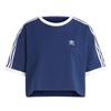 New Adidas Originals Adicolor 3 Stripes Loose Crop Tee JC8151
