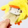 Electric Little Yellow Duck Toys Smart Automatic Plush Vibrating Sound Electric Cat Toy for Cats Kittens