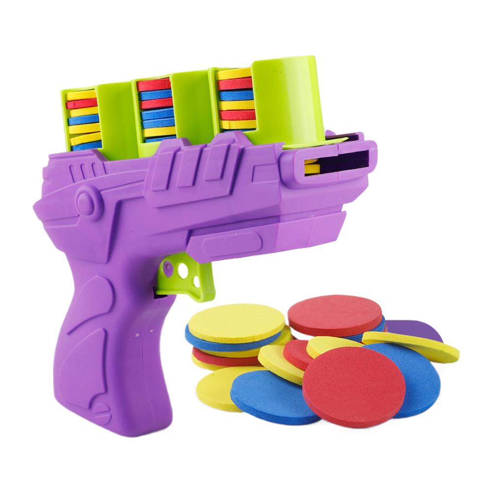 

Flying Children Saucer Guns Carrot Flying Disc Launcher Toy Safety Eva Flying Disc Gun Kid Outdoor Game Toys For Kids Adults Children s Birthday Gift