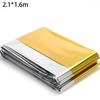 Emergency Blanket Outdoor Survive First Aid Military Rescue Kit Windproof Waterproof Foil Thermal Blanket For Camping