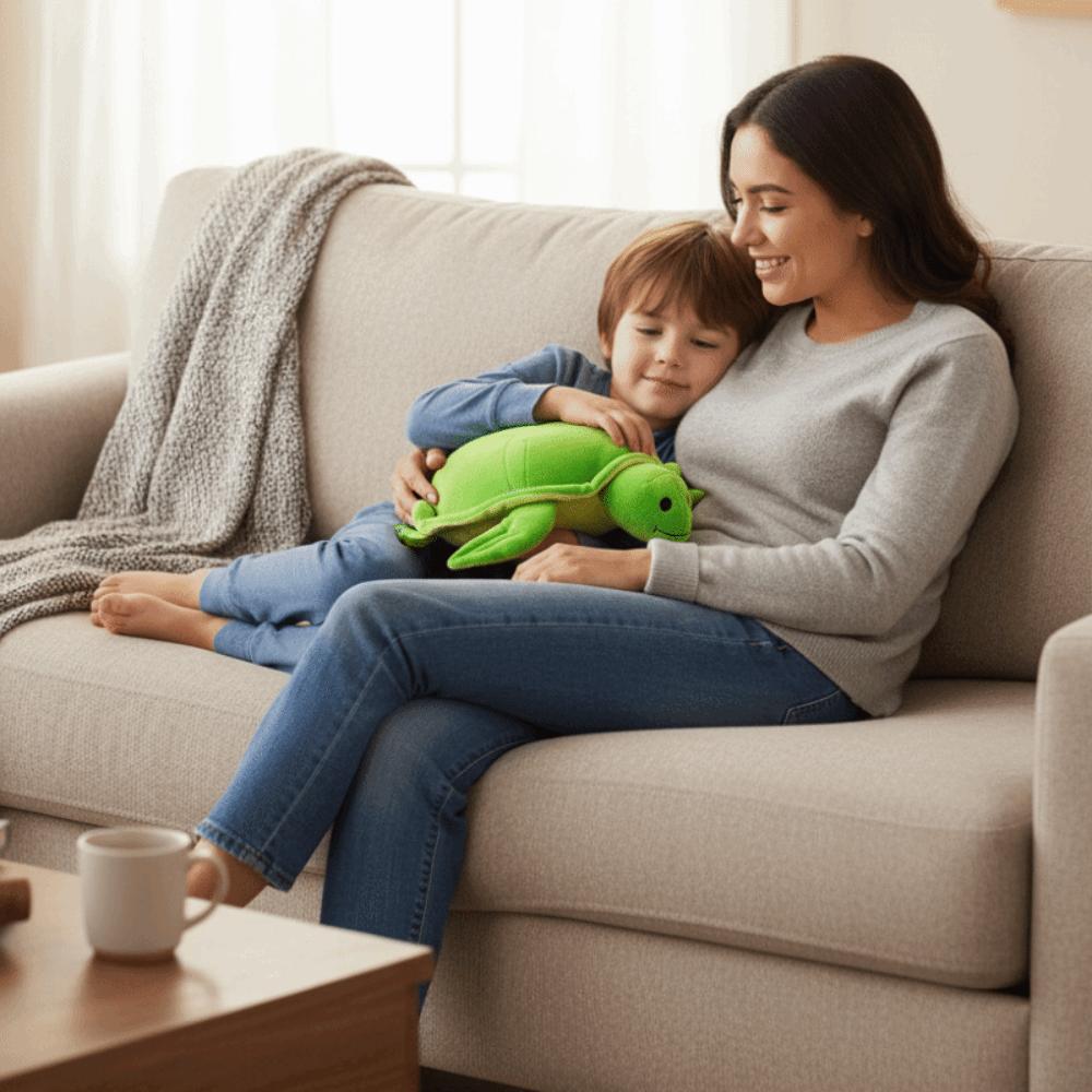 Soft Green Turtle Plush Toys Fluffy Turtle Doll Throw Pillow Kids Birthday Christmas