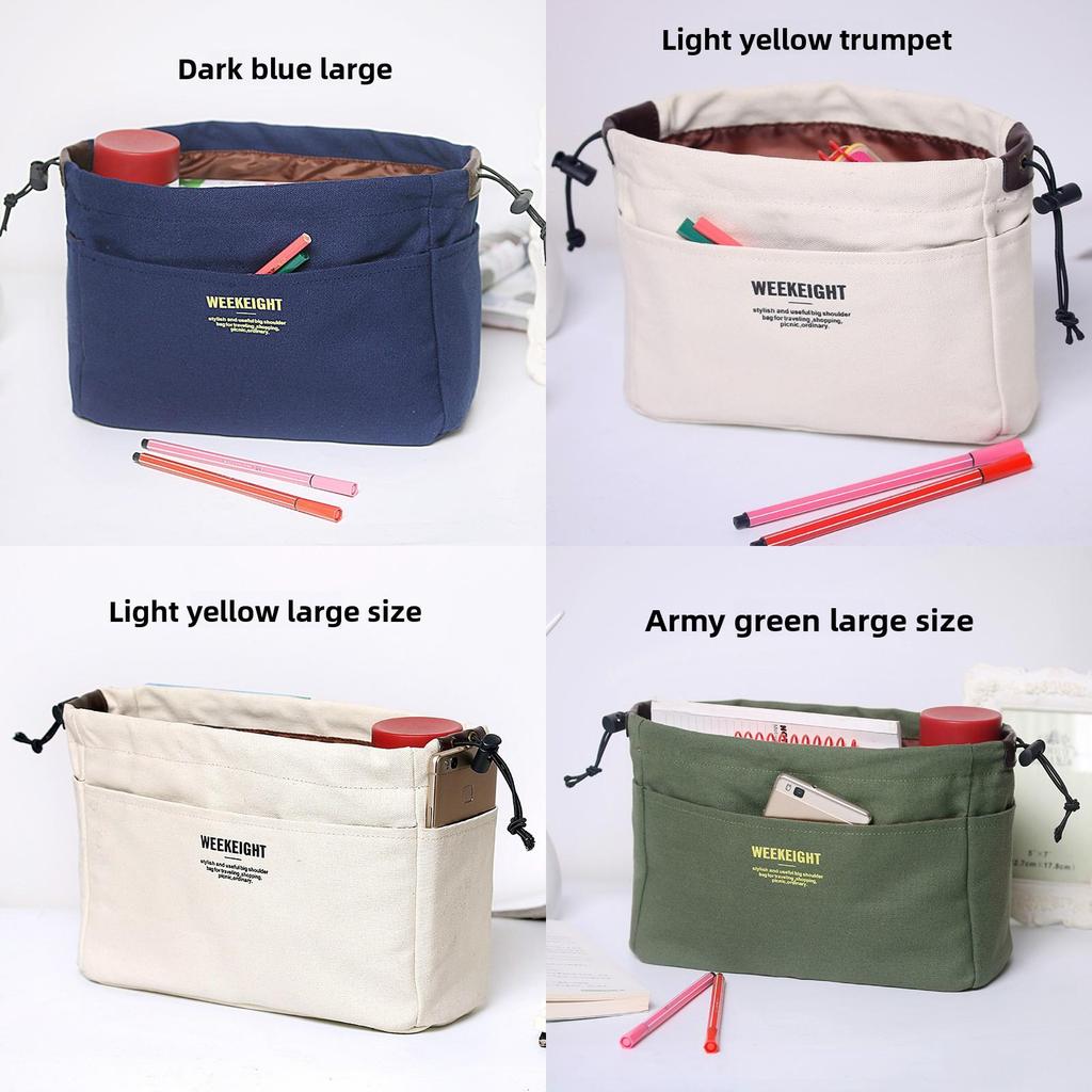 Trousse de maquillage en toile avec tissu imperméable pour le voyage et l'organisation à la maison