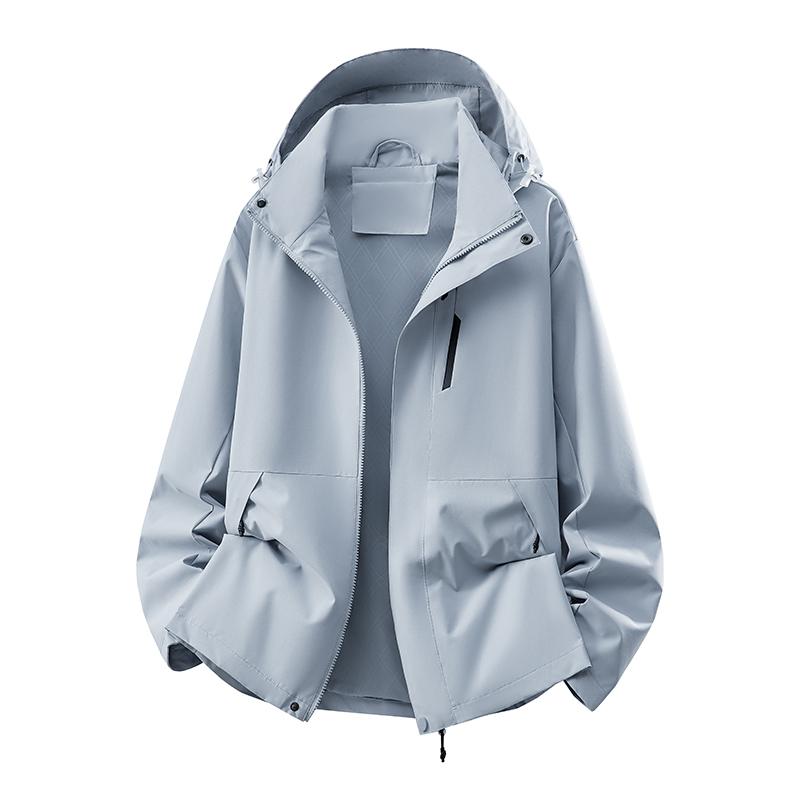 Autumn And Winter Jackets For Men, Solid Color Jackets For Men, Simple Men's Jackets, Men's Tops, Loose Casual Jackets