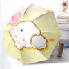 1pc Cute Cartoon Lamb Automatic Opening/Closing Umbrella with Wings - Portable Folding Design, 8-Bone Iron Frame Outdoor Umbrella for Fans, Travelers,