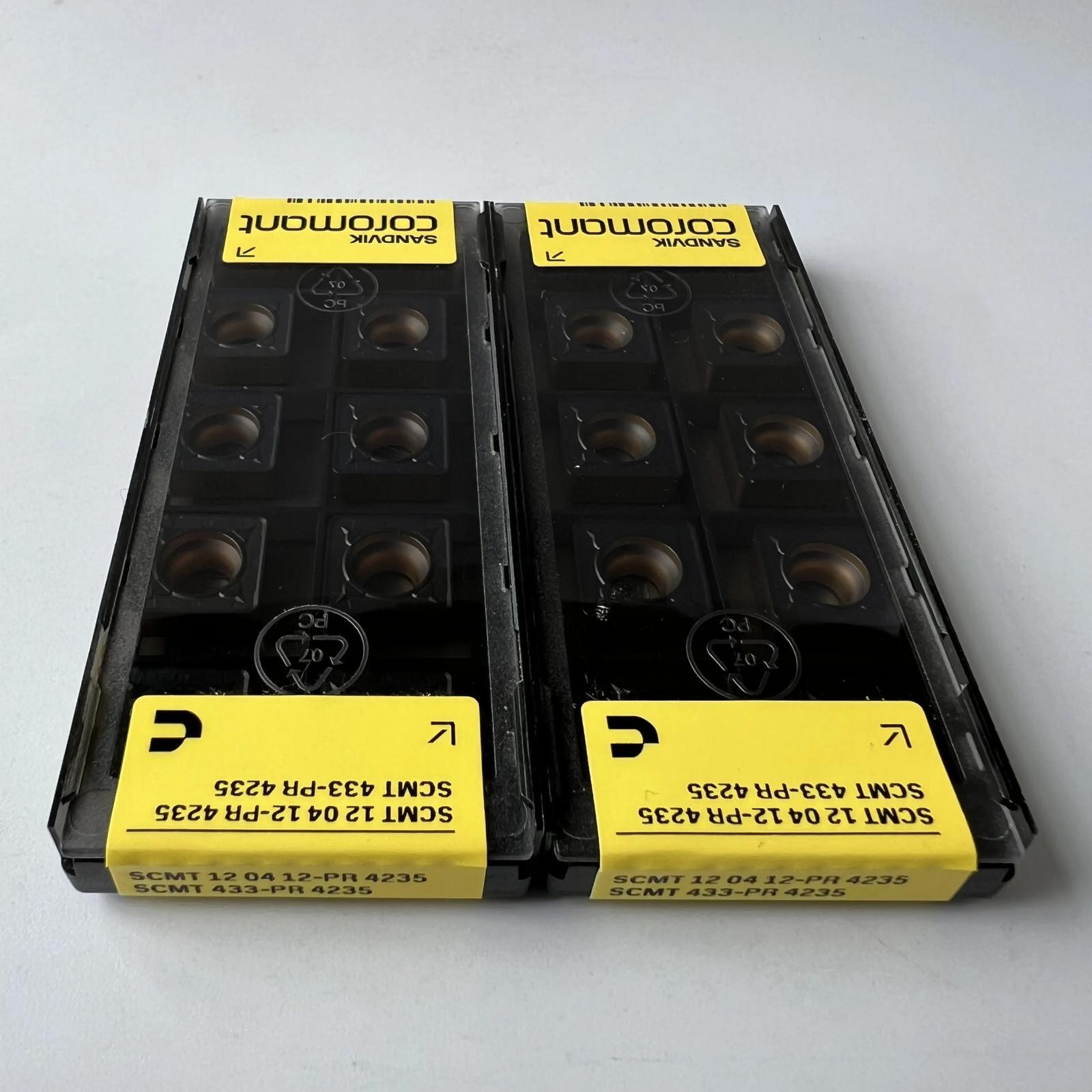 

SANDVIK / SCMT120412-PR 4235 / Industrial indexable Carbide Inserts 10 Pcs