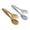 2 PCS Stainless Steel Serving Tongs Gold Silver Buffet Tongs Durable Salad Tongs  Home Kitchen