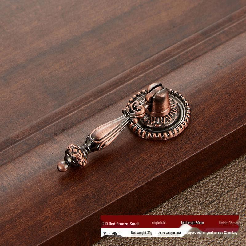 Antique Bronze European & American Zinc Alloy Cabinet Drawer Pull Handle