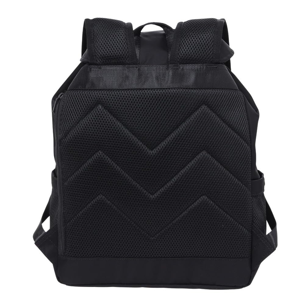 [Machiavellic] Backpack SIERRA GRACE DOUBLE POCKET BACKPACK BLACK (019)