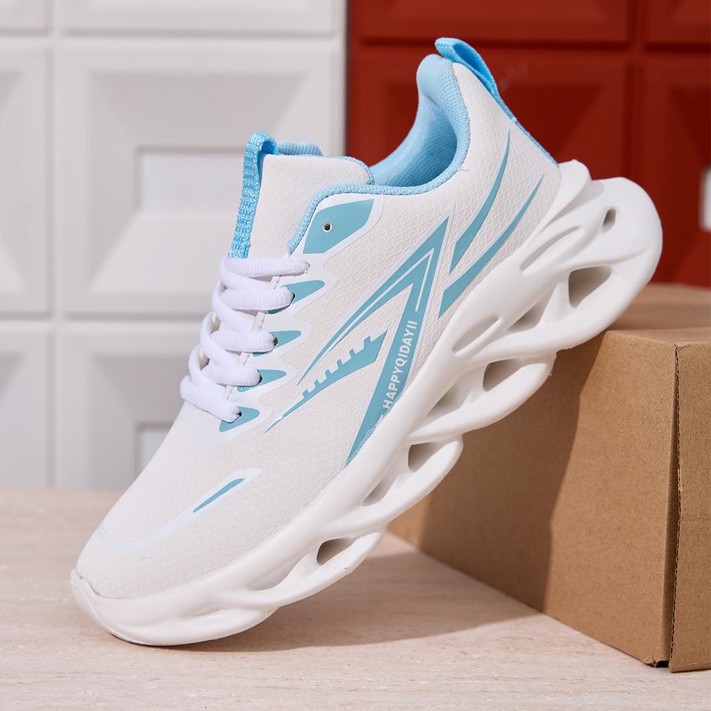 Frühlings- und Sommersaison Fliegendes Stricken neue Sportschuhe atmungsaktive Schuhe Sportschuhe Freizeitschuhe