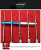 Mini Zestaw Wędkarski Stalowy z Kołowrotkiem Metalowym - Opcje 1m, 1,4m, 1,6m do Wędkarstwa Lodowego