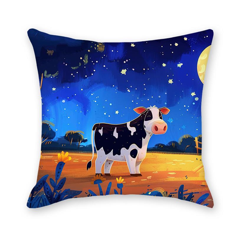 Neue Abstrakte Sternenhimmel Zuhause Sofa Lendenkissenbezug Bettseite Sofa Imitation Superweicher Lendenkissenbezug