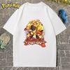 Pokémon Surrounding Armarouge Cartoon Print Tshirt Mens and Womens Summer New Y2K Loose Casual Harajuku Shortsleeved Top