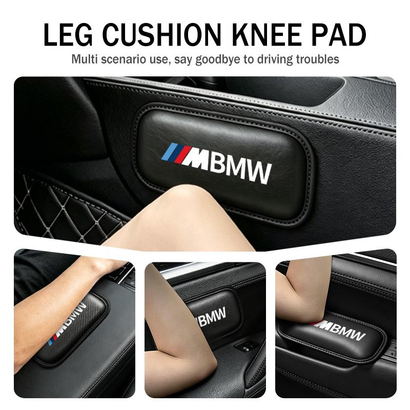 XPOV8 Car Center Console Leg Cushion Anti-collision Knee Protection Pad For BMW M Performance Alpina M3 M5 M6 X1 X3 X4 X5 G20